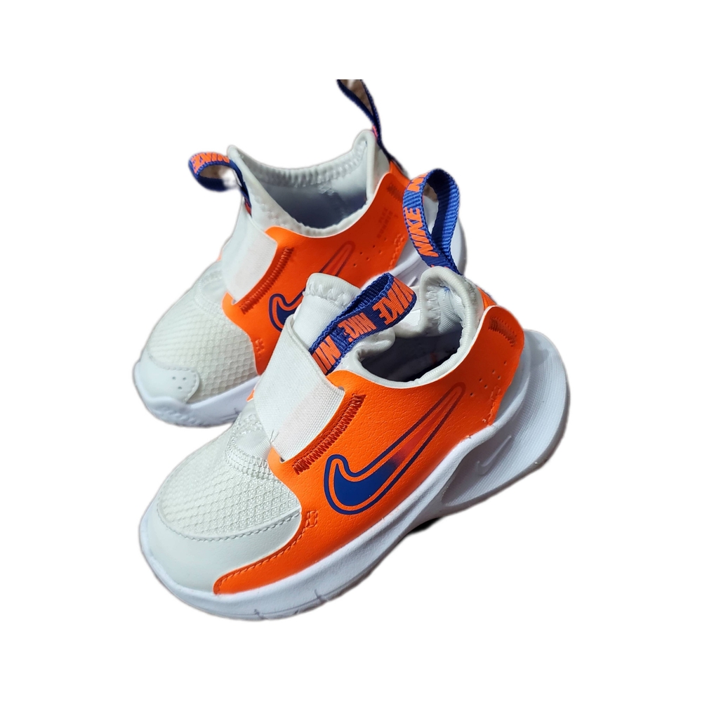 Nike Kids Bright Orange and White Sneakers